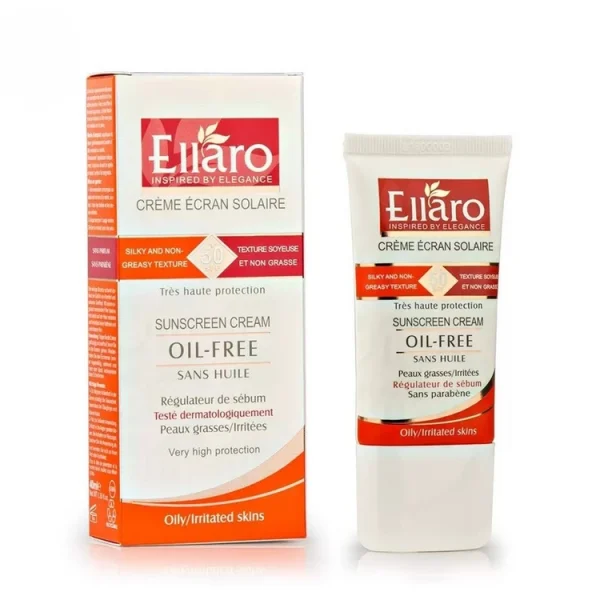 کرم ضد آفتاب فاقد چربی SPF 50 الارو حجم 40 میلی لیتر