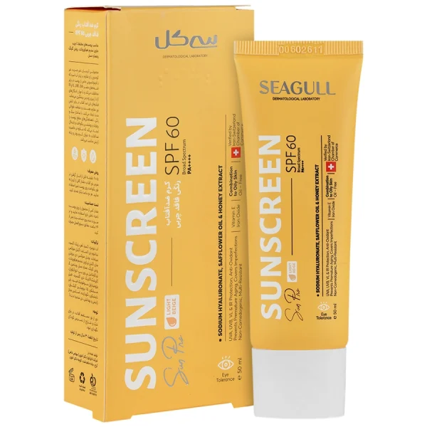 ضد آفتاب SPF60 سی گل (فاقد چربی)