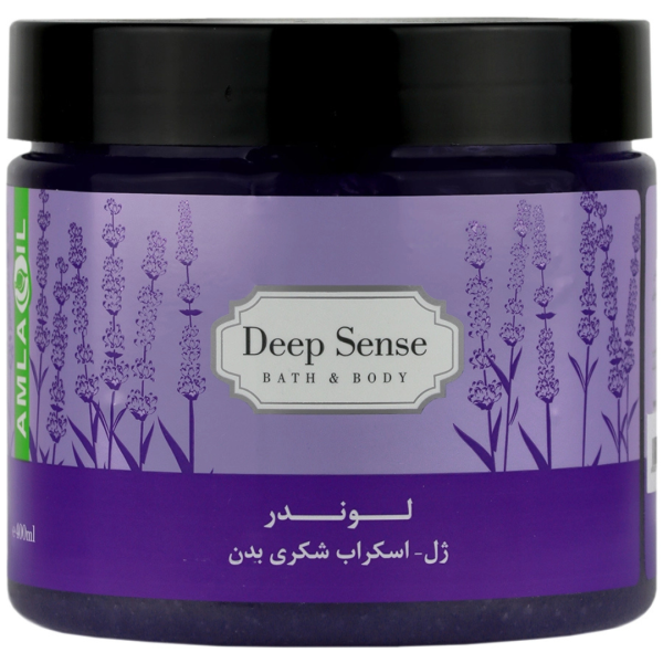 ژل اسکراب شکری بدن لوندر دیپ سنس