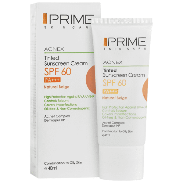 کرم ضد آفتاب رنگی SPF 60 پرایم